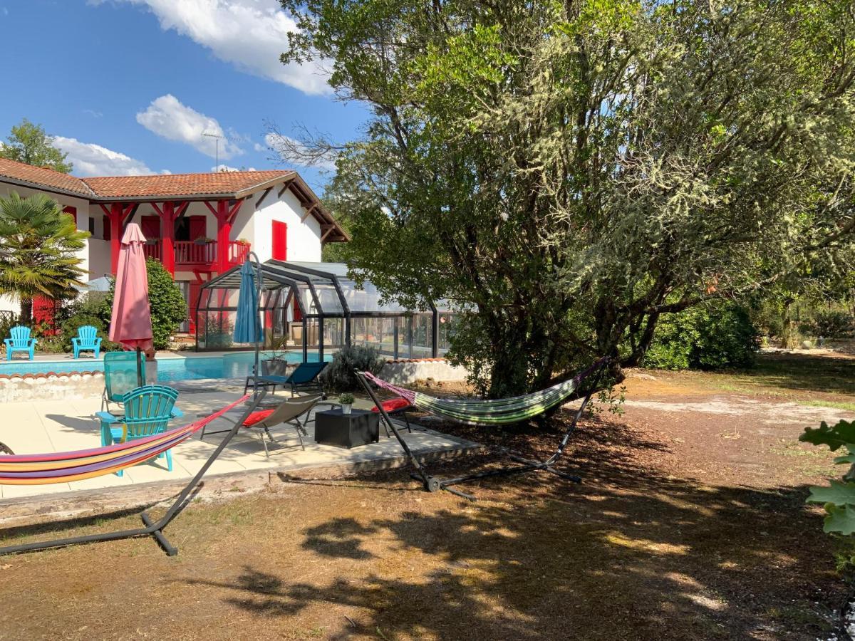 Bed and Breakfast Domaine De Labelo Commensacq Exterior foto